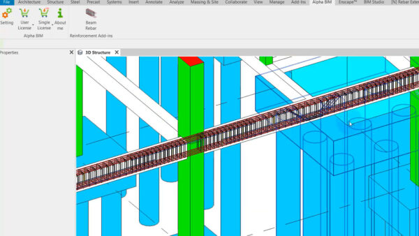 ALPHA BIM Beam Rebar 1.0.3 for Revit for PC Windows - Image 2